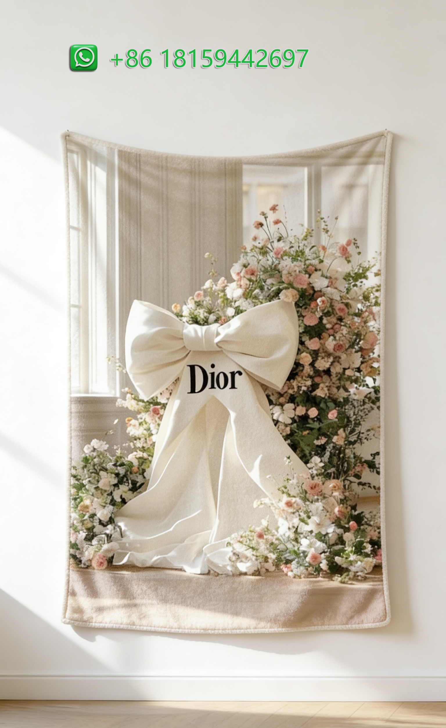 Dior Throw Blankets
